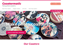 Tablet Screenshot of coastermatic.com